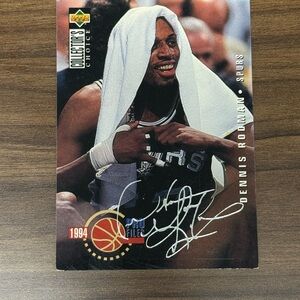 1994 Collector's Choice Dennis Rodman Spurs Card